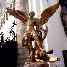 Neues Design St Michael die Erzengelstatue mit 15 Jahren Gießerei